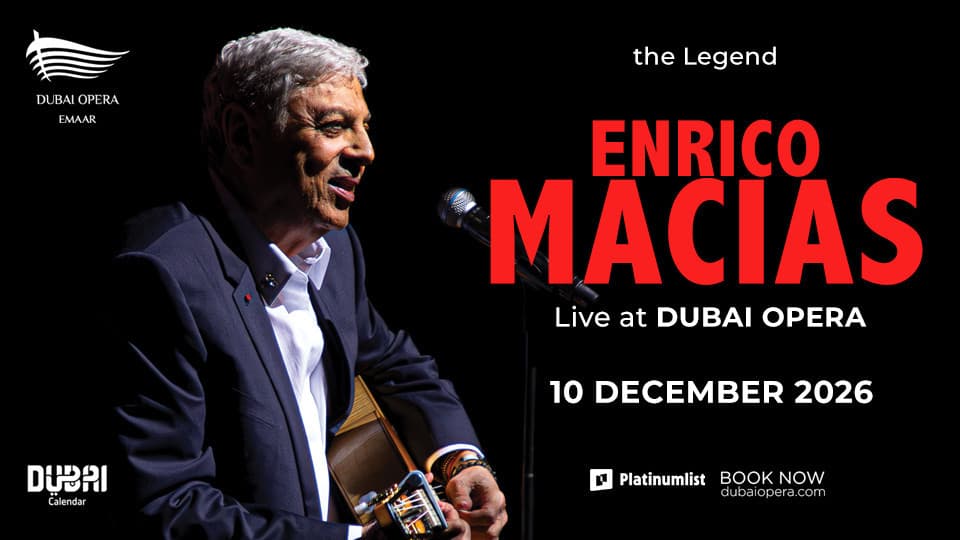 Enrico Macias at Dubai Opera