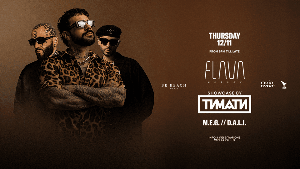 Flava Showcase by Timati at Be Beach Dubai