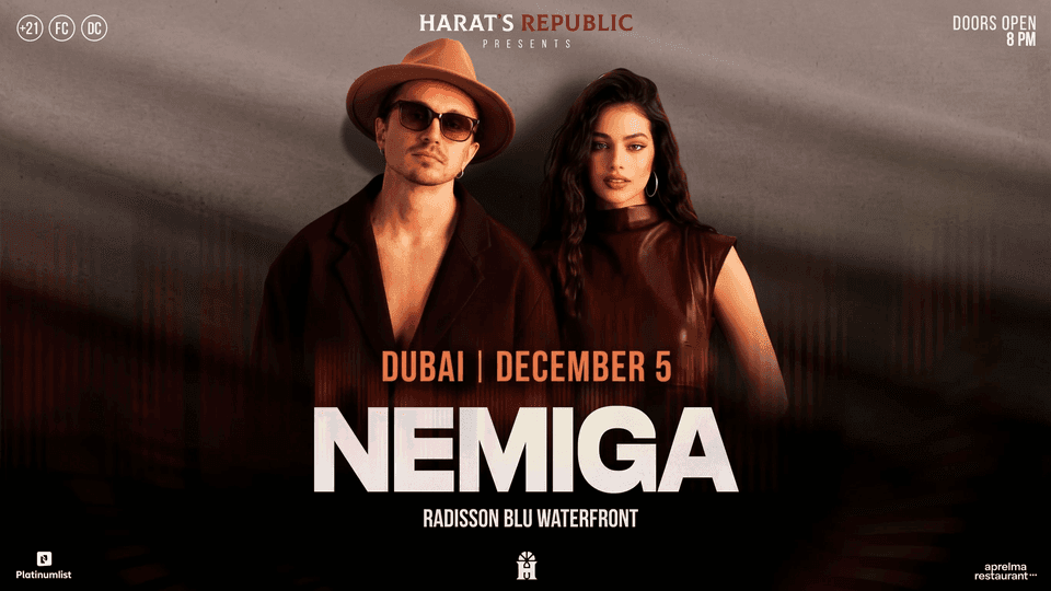 NEMIGA Live at Harat's Republic in Dubai