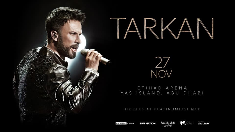 Tarkan at Etihad Arena in Abu Dhabi