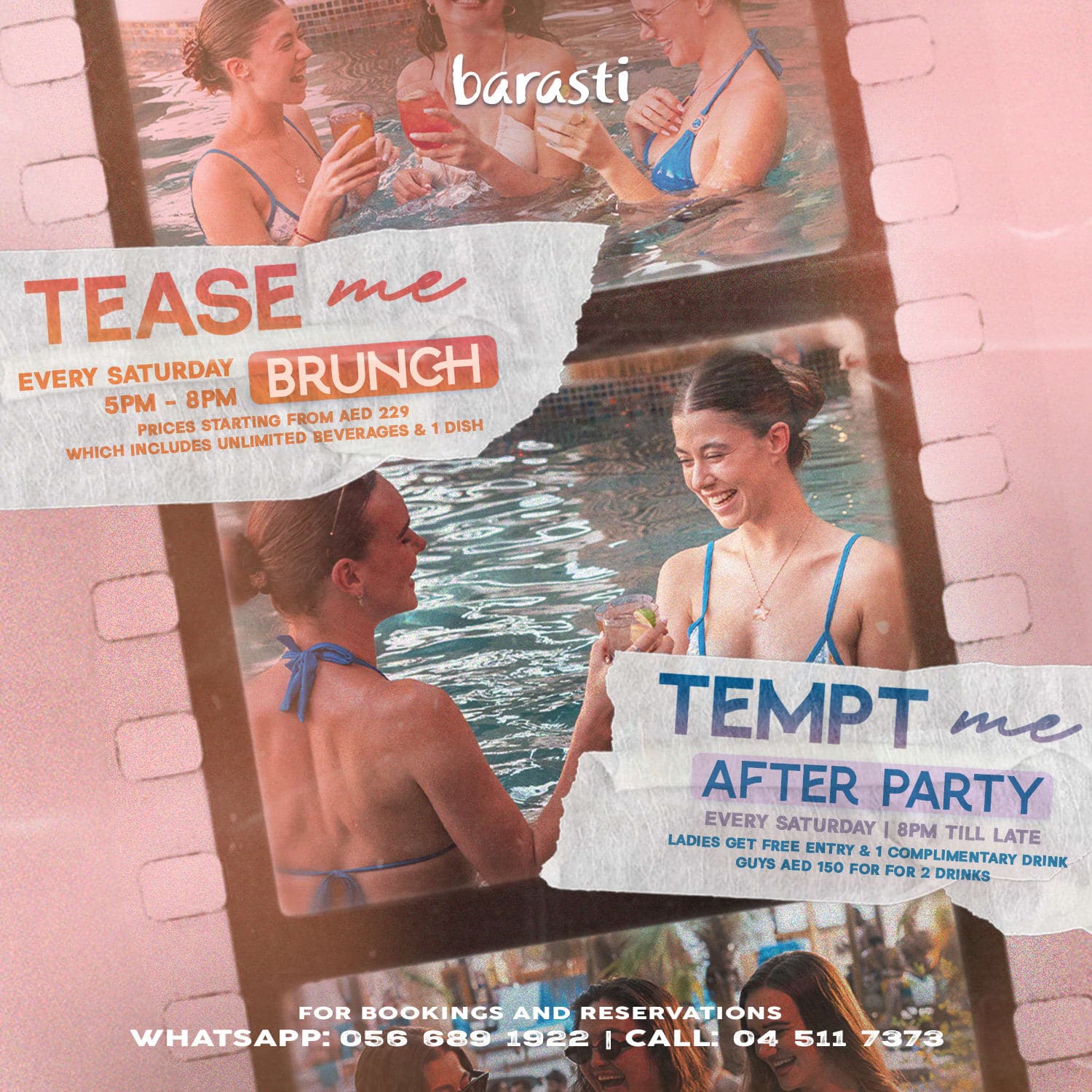 Tease Me & Tempt Me at Barasti