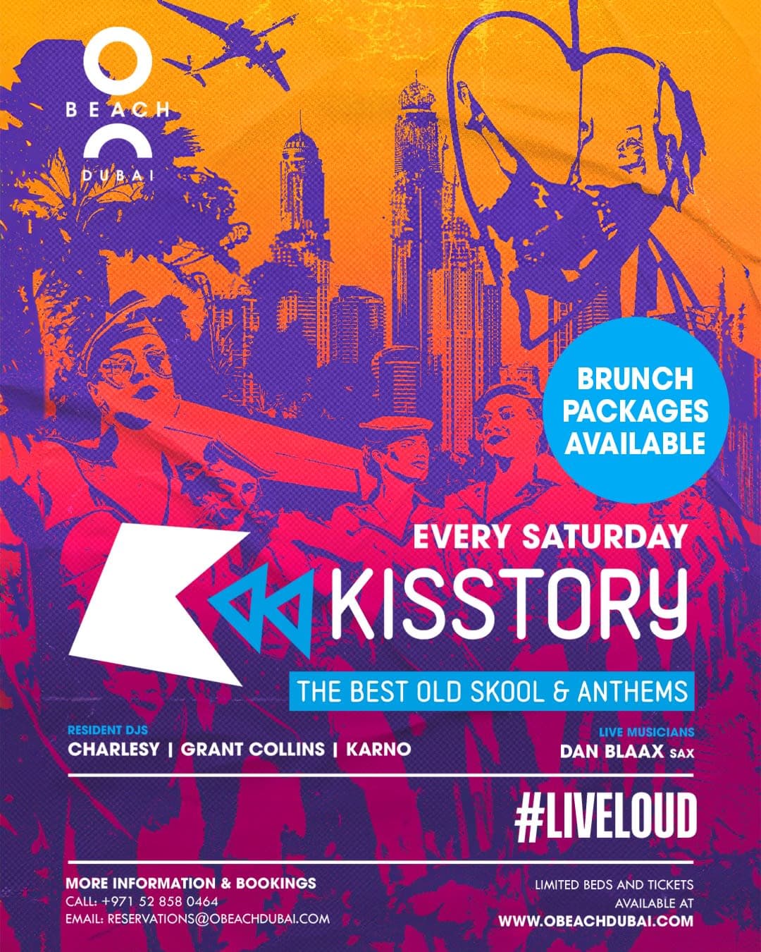 Kisstory & O Brunch at O Beach Dubai