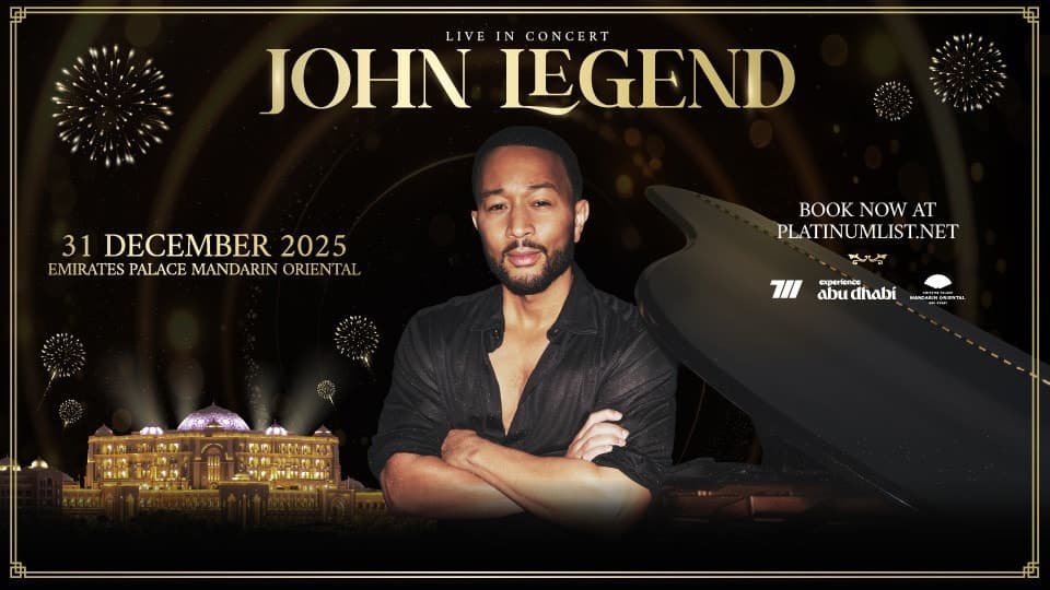 New Year's Eve With John Legend in Abu Dhabi